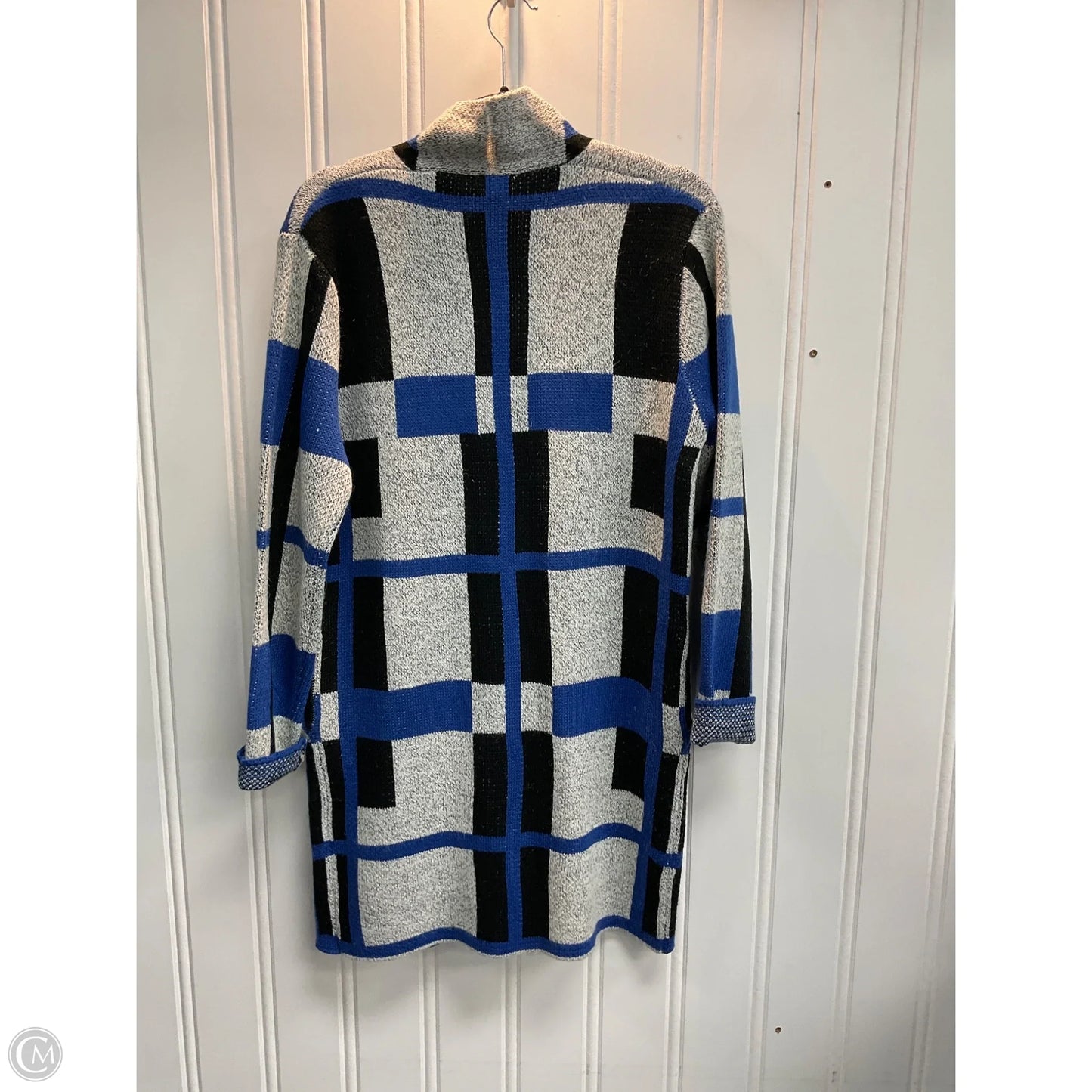 Cardigan By Baciano In Plaid Pattern, Size: M