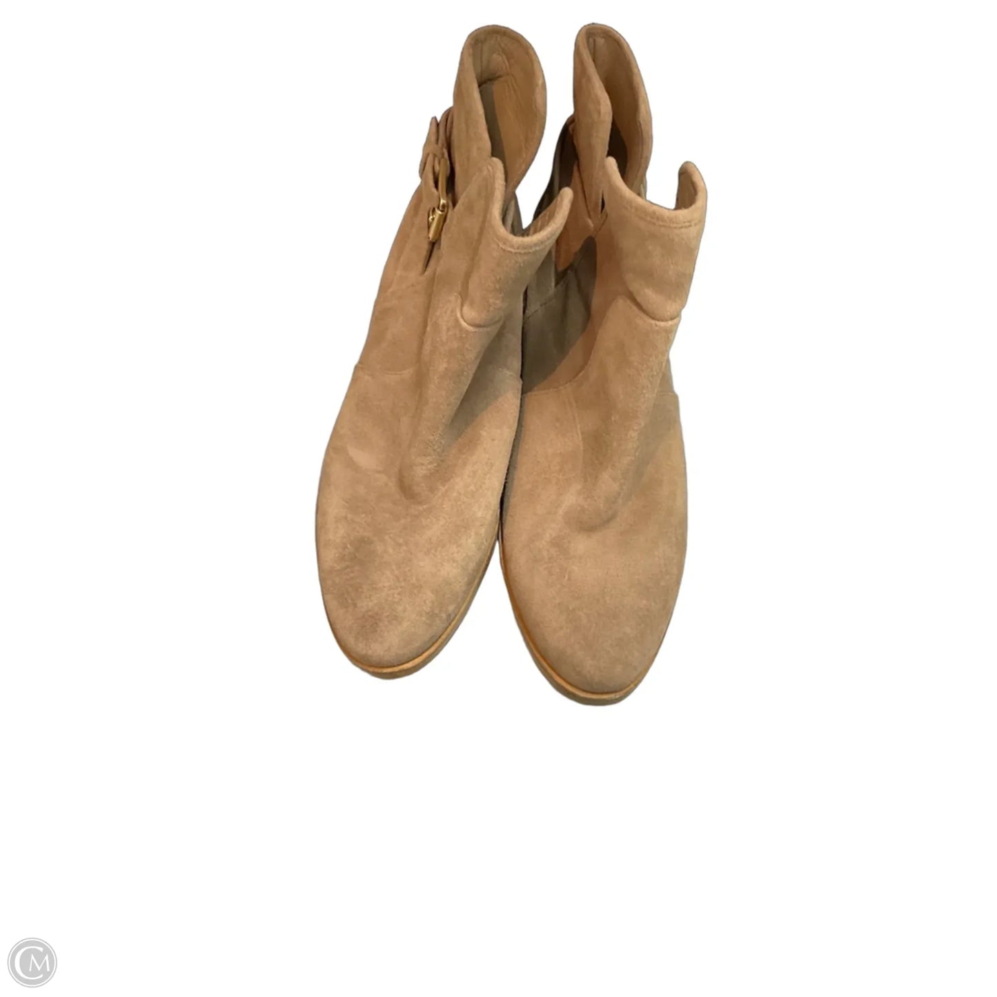 Boots Ankle Flats By Michael By Michael Kors In Taupe, Size: 9