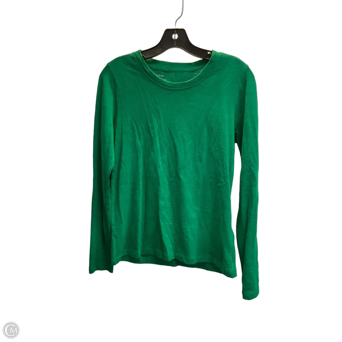 Top Long Sleeve Basic By J. Crew In Green, Size: S