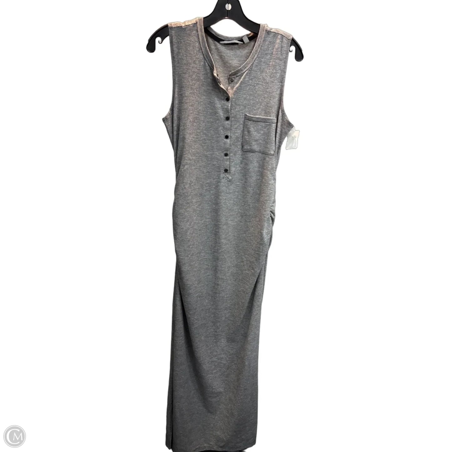 Dress Casual Maxi By Athleta In Grey, Size: M