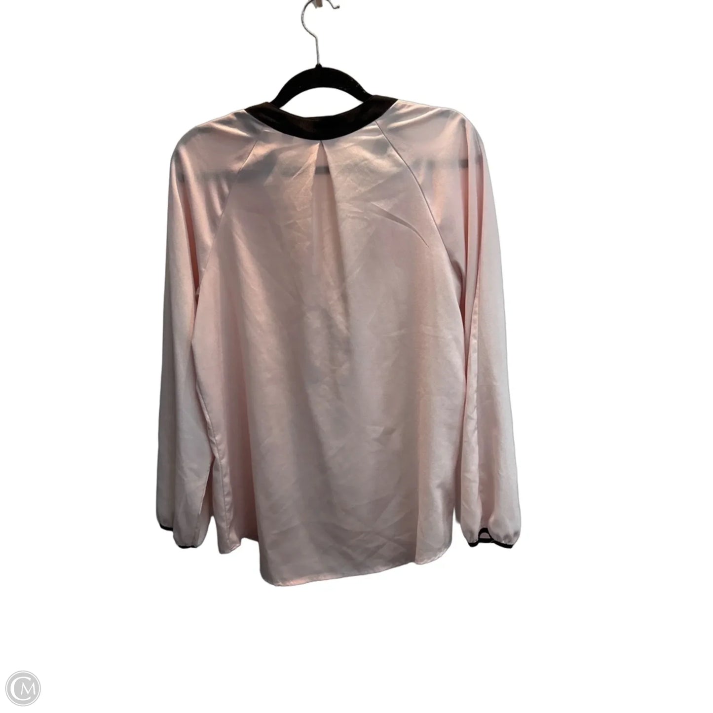 Top Long Sleeve By New York And Co In Pink, Size: L