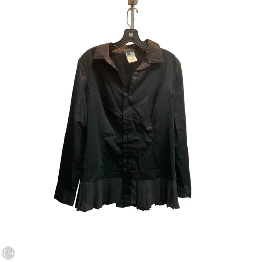 Top Long Sleeve By Limited In Black, Size: L