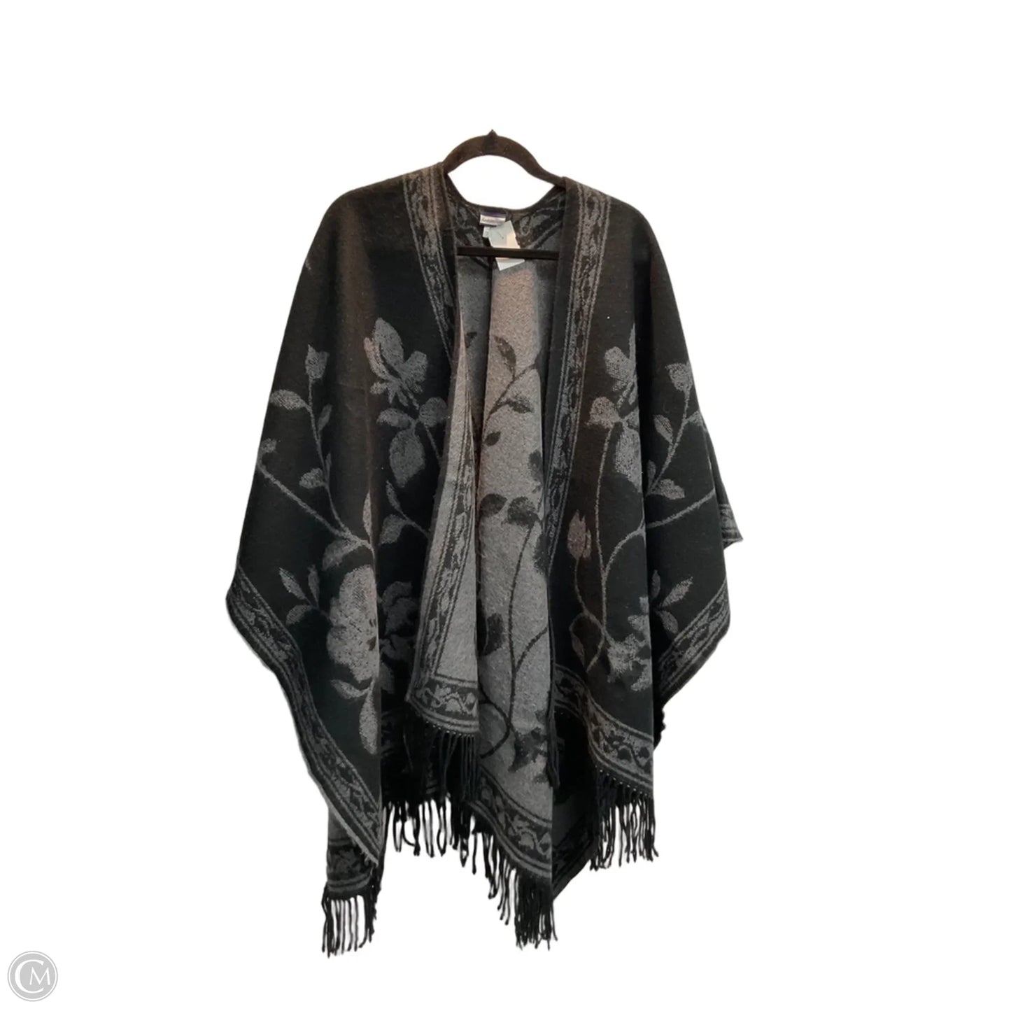 Shawl By Croft And Barrow In Black, Size: Osfm