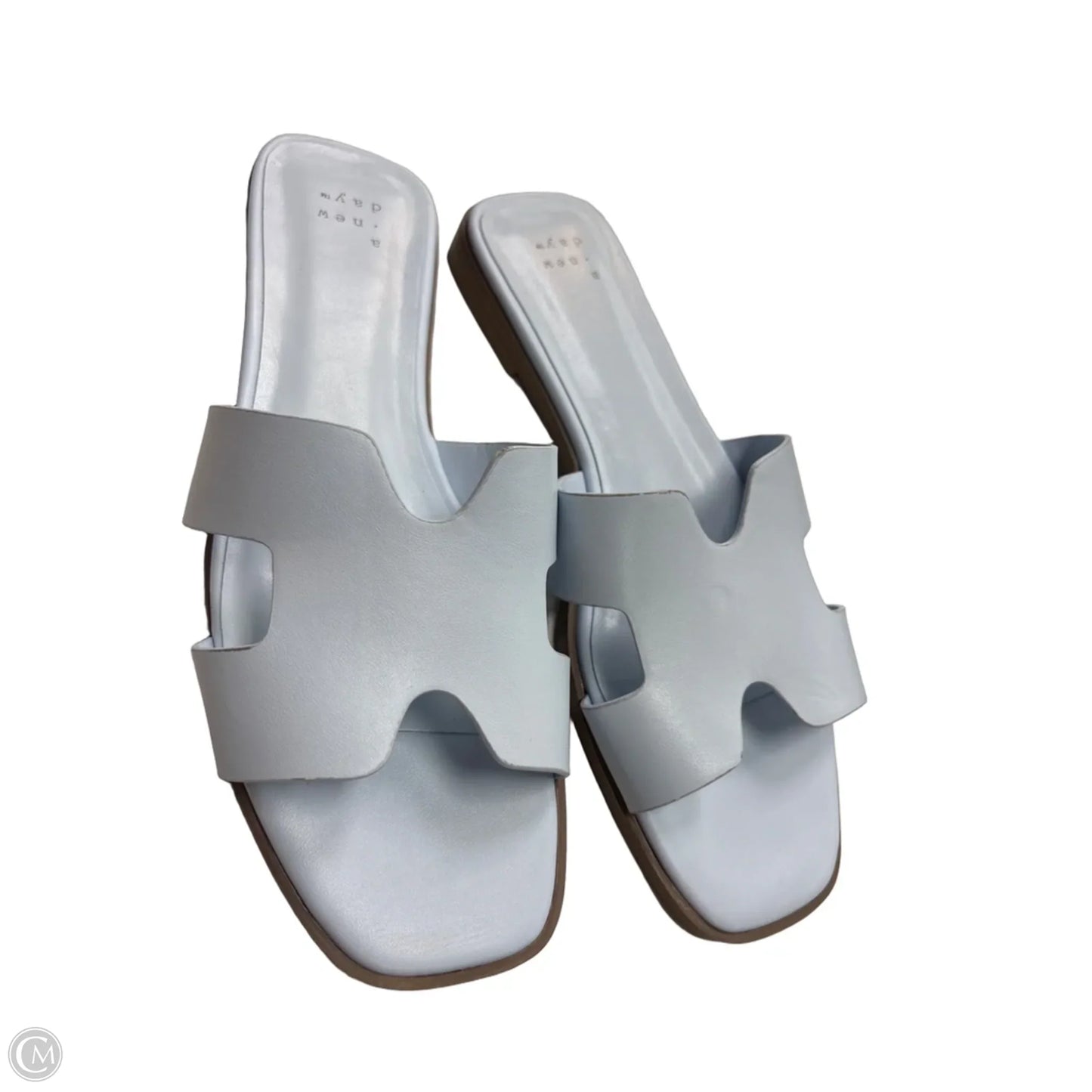 Sandals Flats By A New Day In Blue, Size: 8