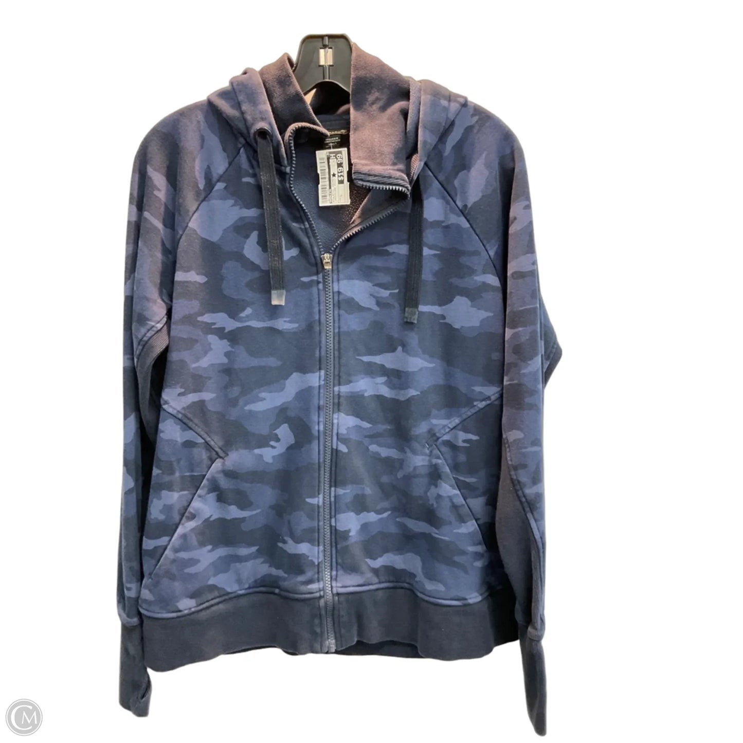 Athletic Jacket By Athleta In Camouflage Print, Size: L