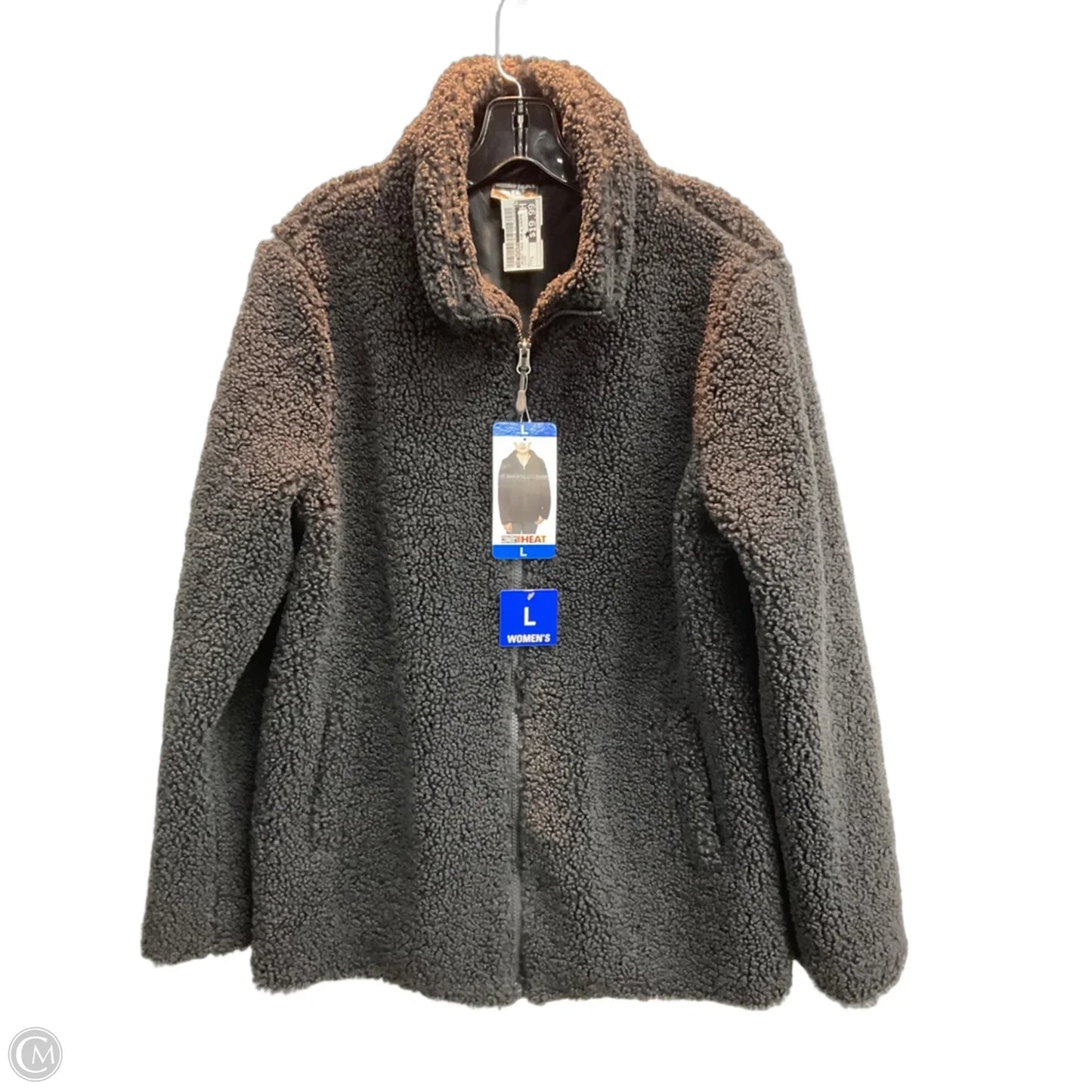Jacket Faux Fur & Sherpa By 32 Degrees In Black, Size: L