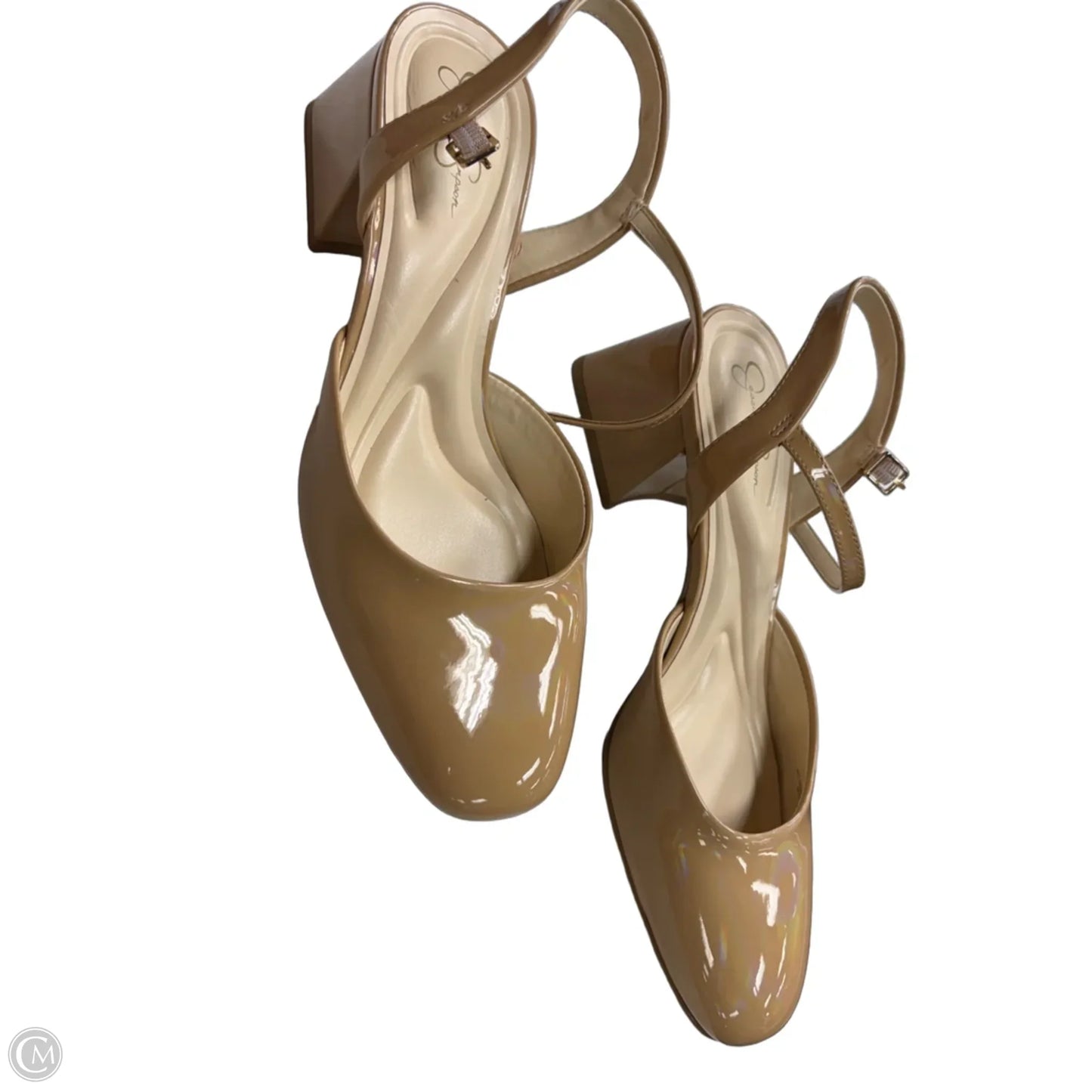 Shoes Heels Block By Jessica Simpson In Tan, Size: 9