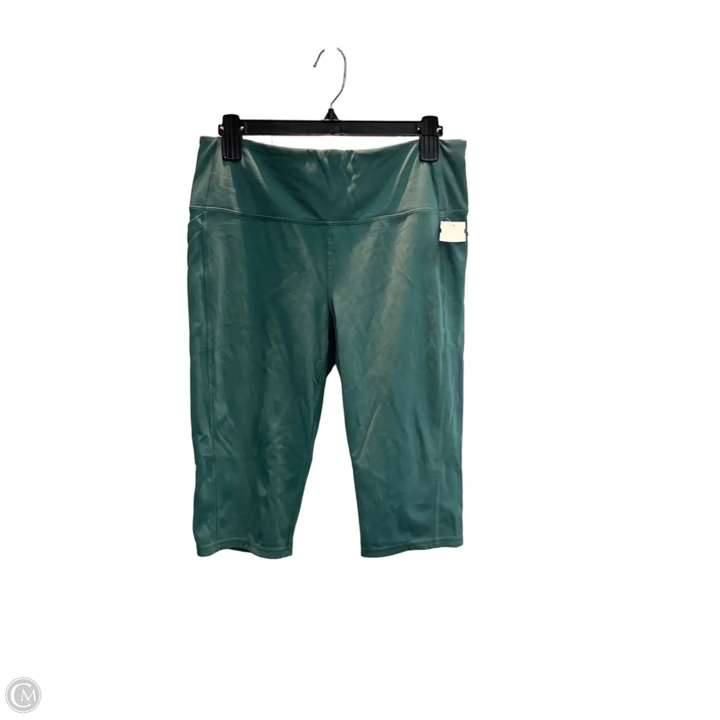 Athletic Leggings Capris By Dsg Outerwear In Green, Size: L