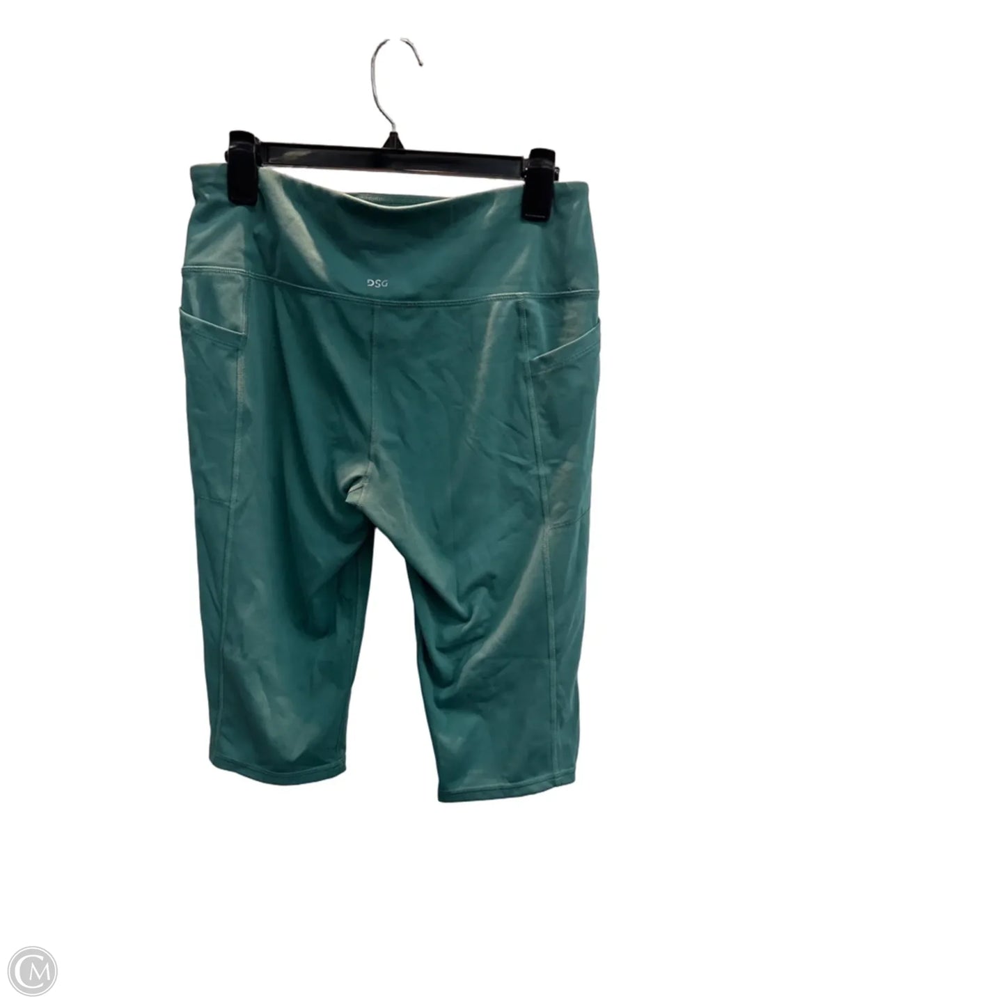 Athletic Leggings Capris By Dsg Outerwear In Green, Size: L