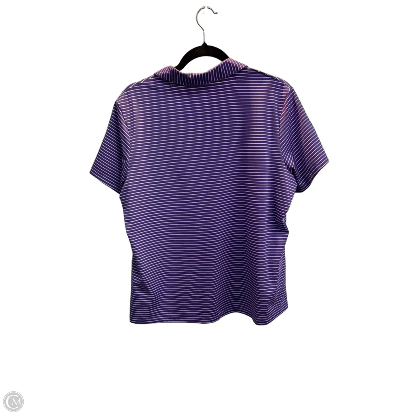 Athletic Top Short Sleeve By Lady Hagen In Purple, Size: Xl