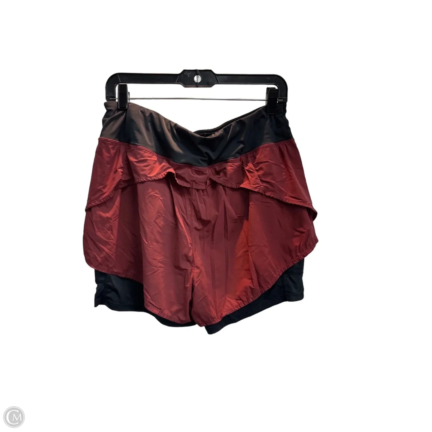 Athletic Shorts By Baleaf In Black & Red, Size: Xl