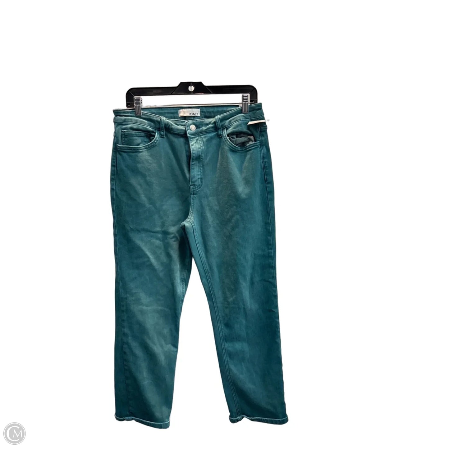 Jeans Straight By Vervet In Blue, Size: 14