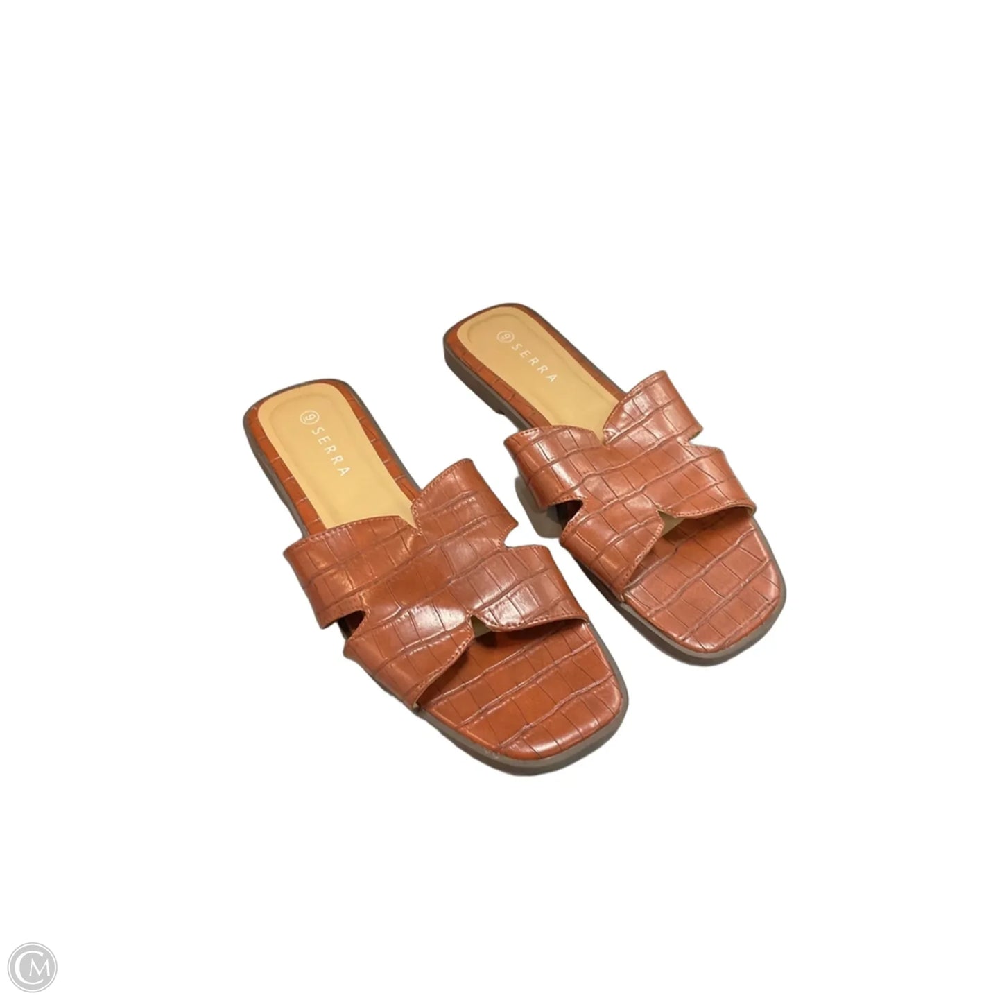 Sandals Flats By Serra In Brown, Size: 9