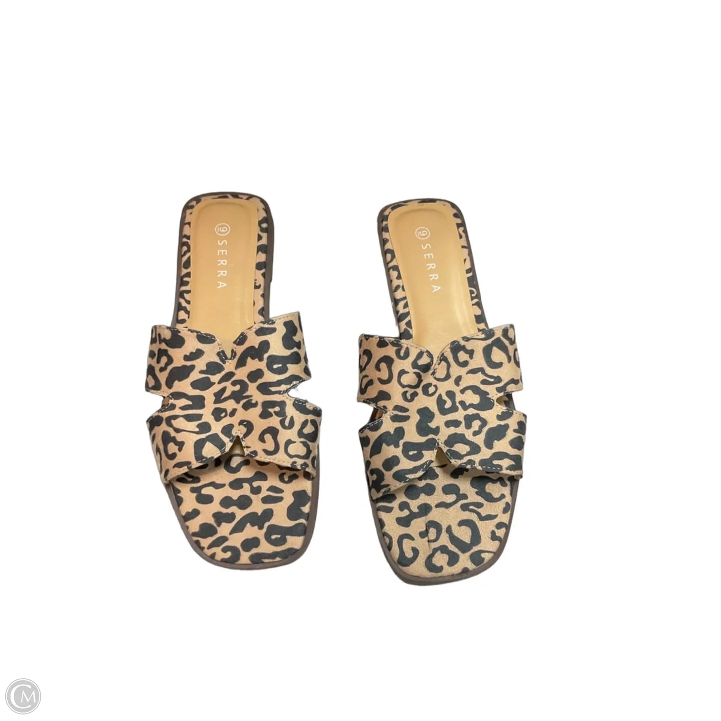 Sandals Flats By Serra In Animal Print, Size: 9