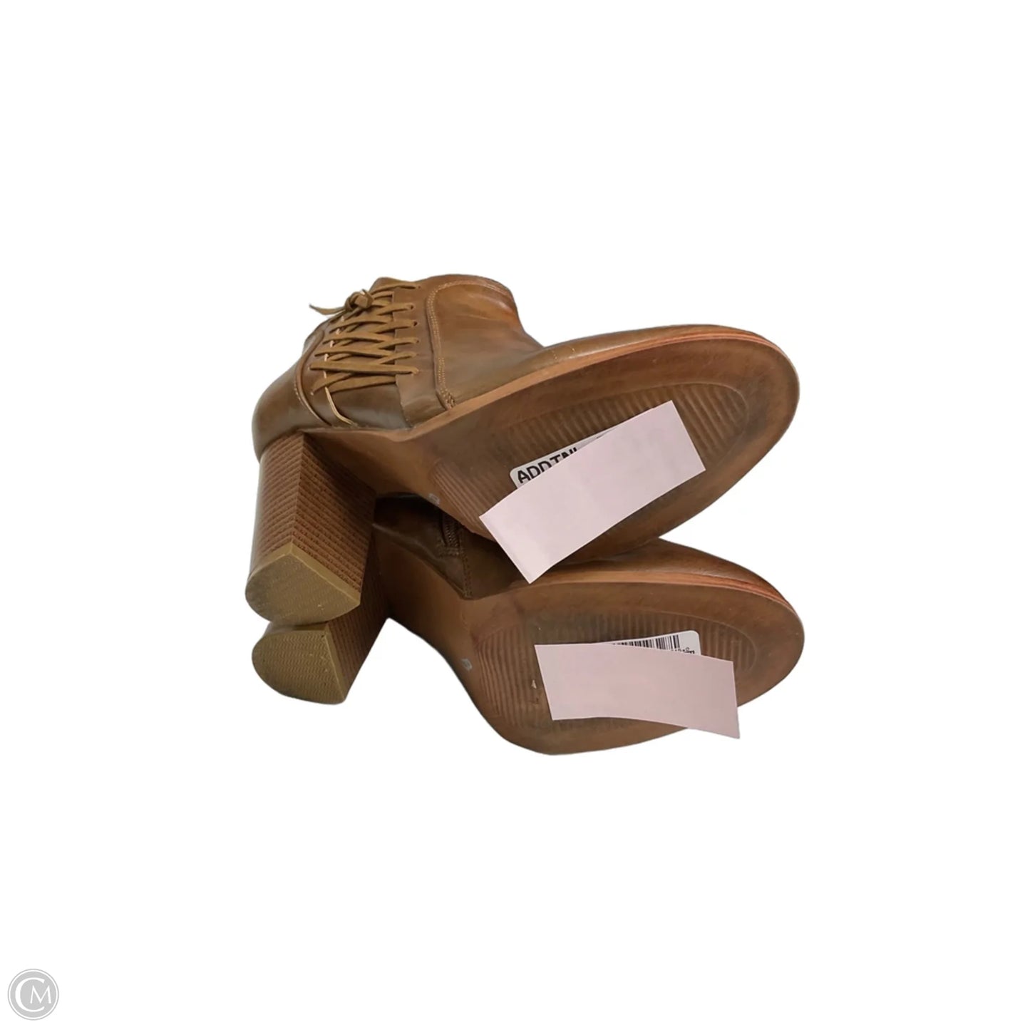 Boots Ankle Heels By Clothes Mentor In Brown, Size: 11