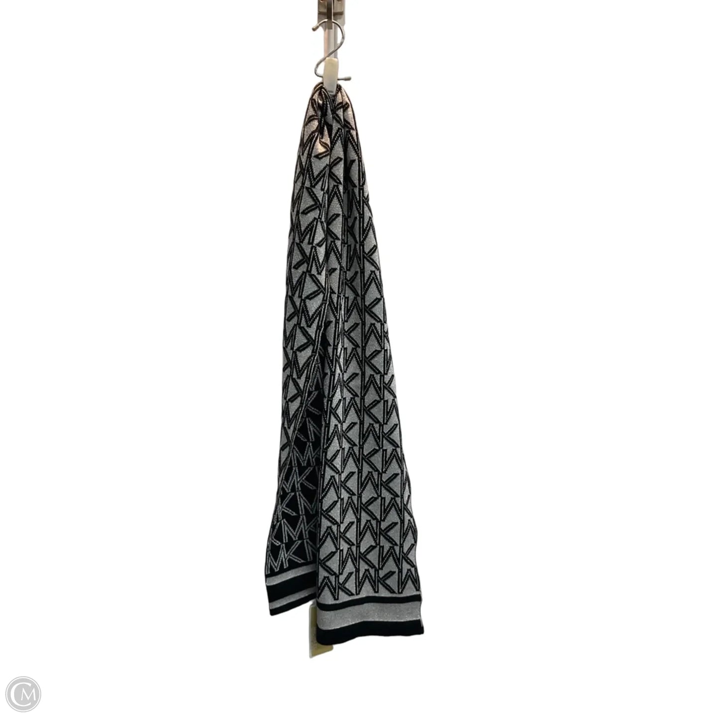 Scarf Winter By Michael By Michael Kors In Black & Silver