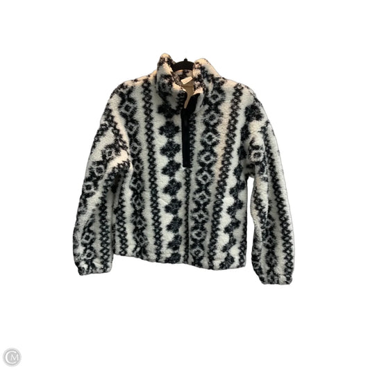 Jacket Fleece By All In Motion In Black & White, Size: S