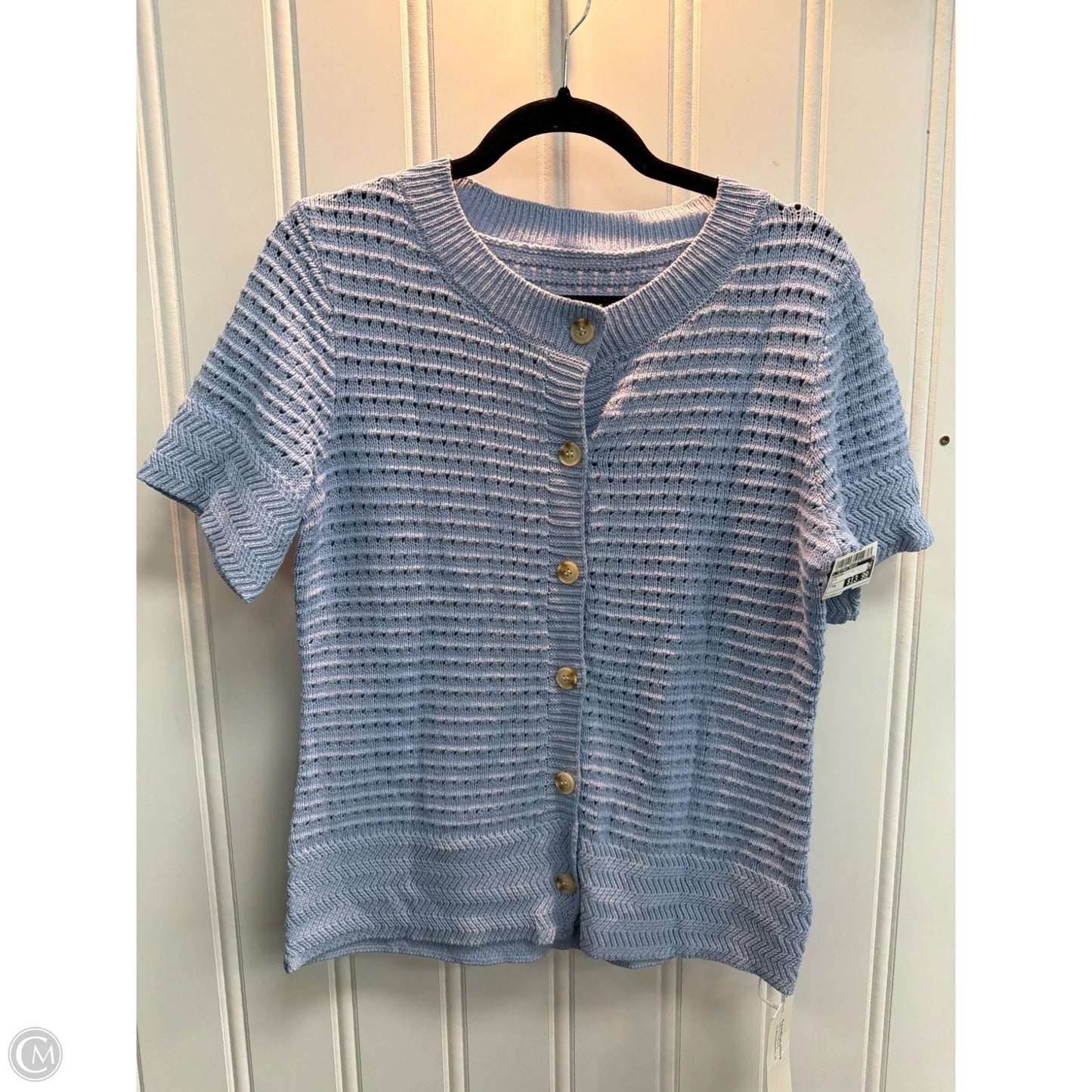 Cardigan By Clothes Mentor In Blue, Size: M
