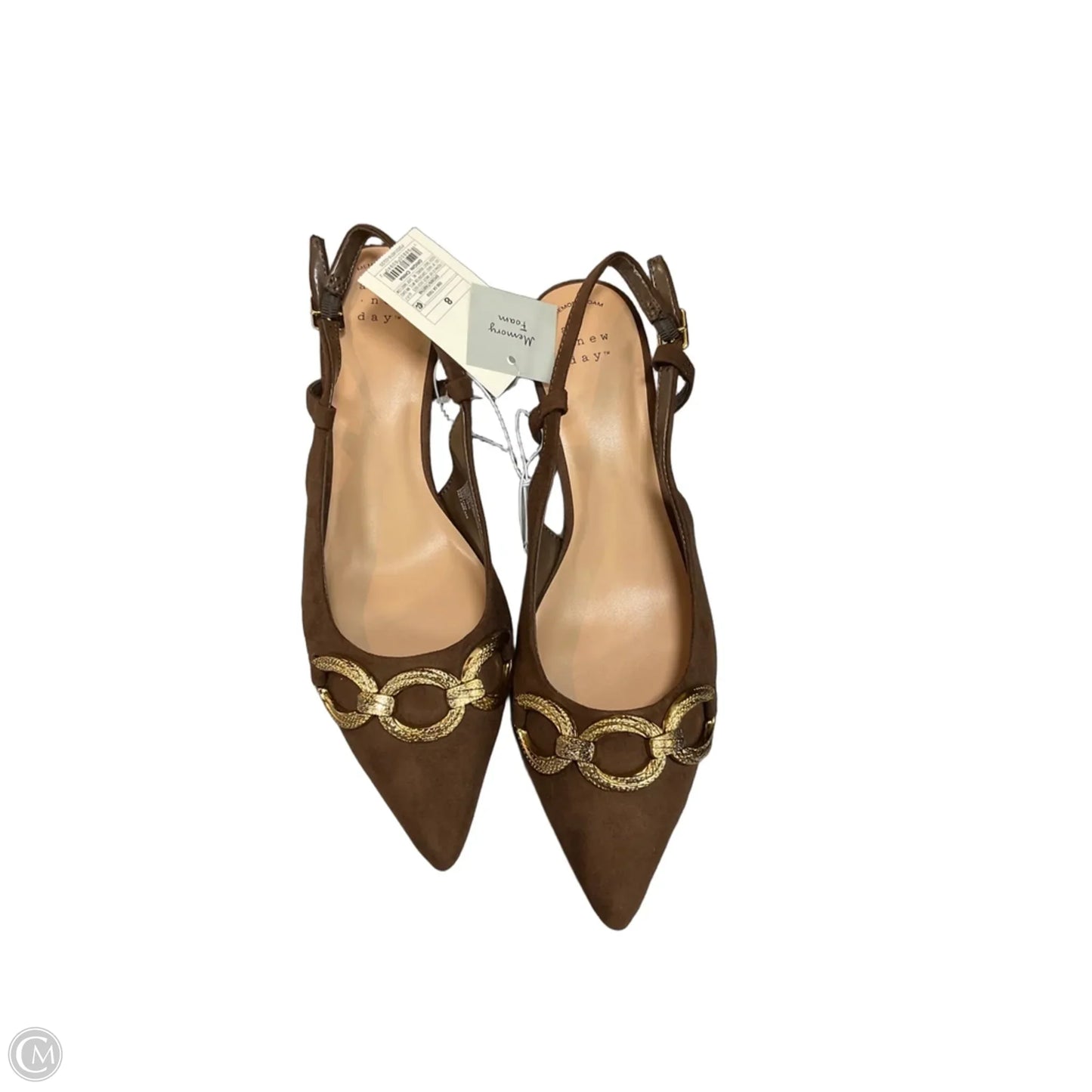 Shoes Heels Kitten By A New Day In Brown, Size: 8