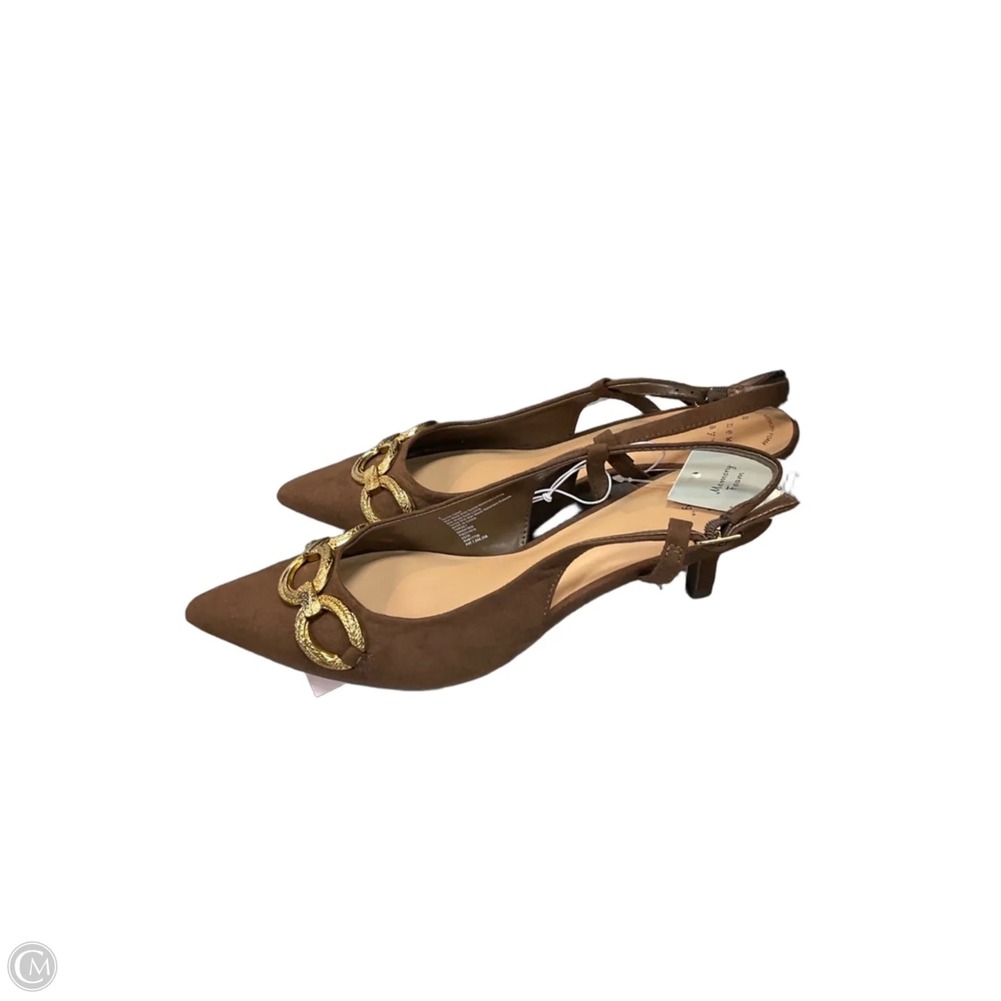 Shoes Heels Kitten By A New Day In Brown, Size: 8