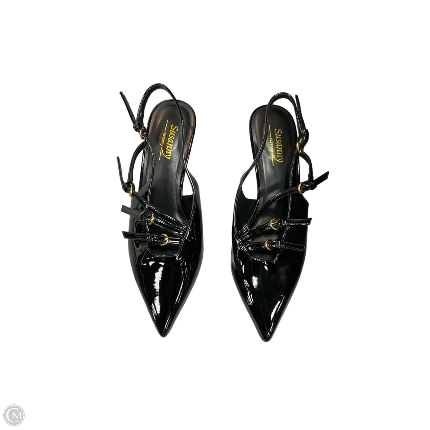 Shoes Heels Kitten By Clothes Mentor In Black, Size: 6.5
