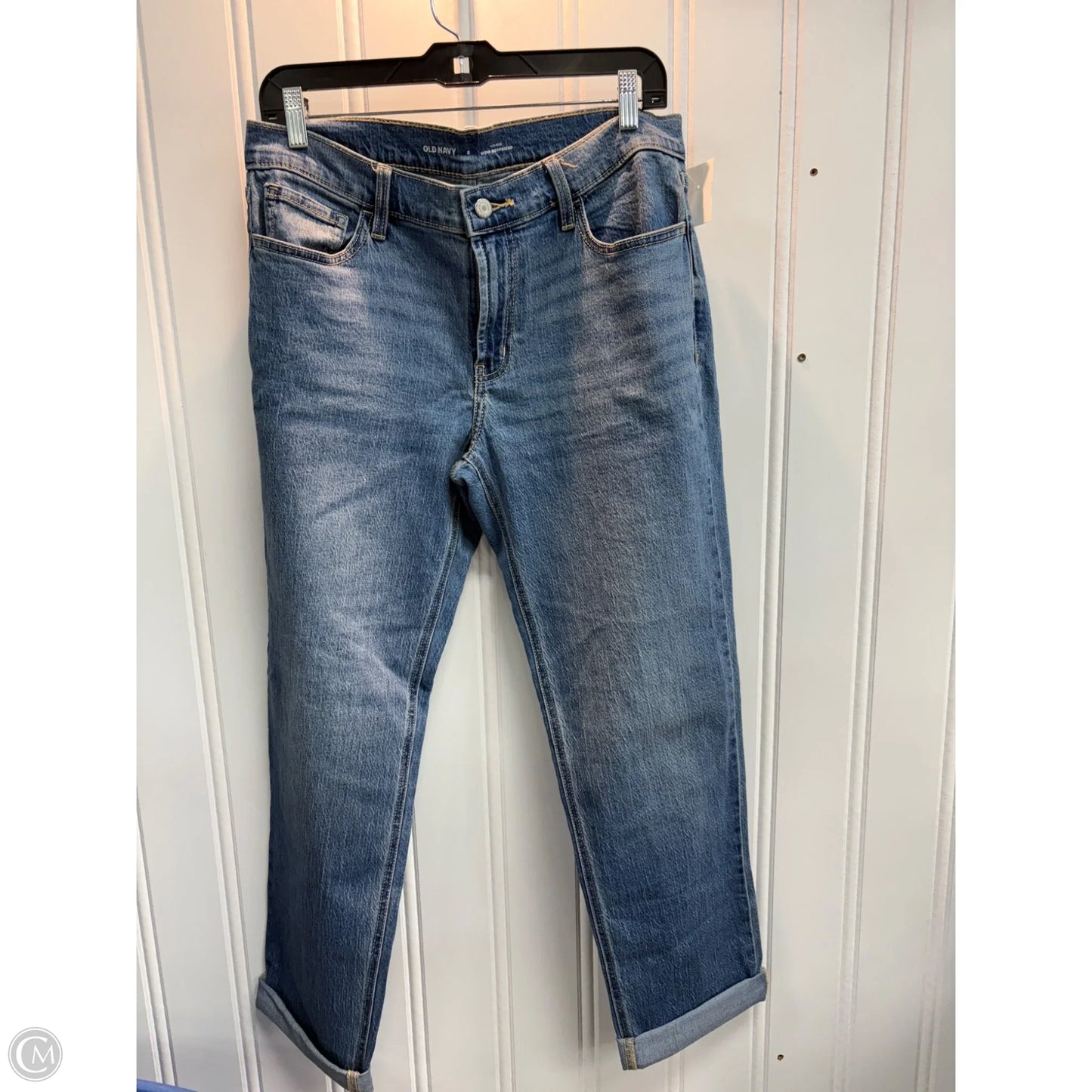 Jeans Boyfriend By Old Navy In Blue, Size: 8