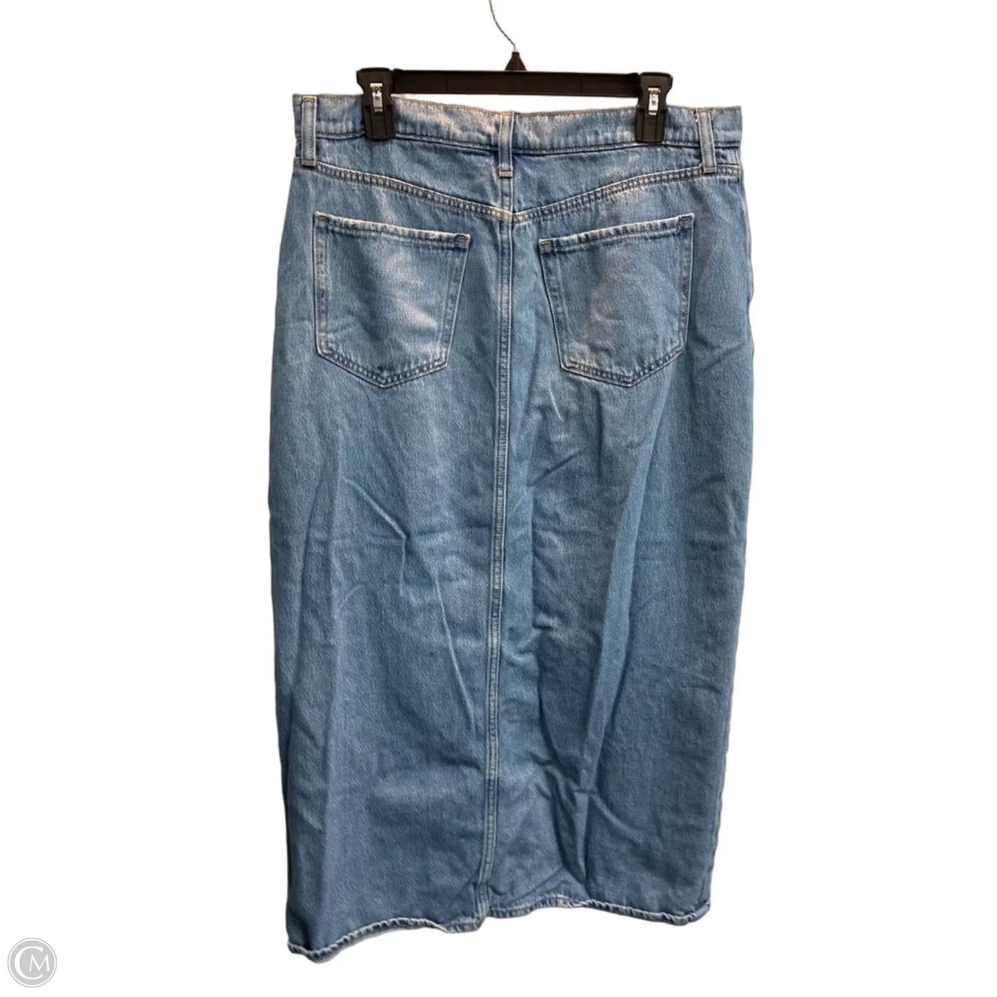Skirt Maxi By Old Navy In Blue Denim, Size: 12