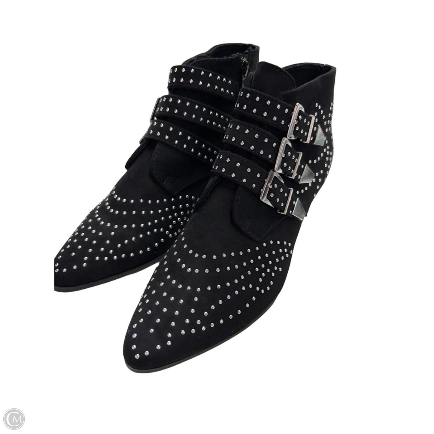 Boots Ankle Heels By Qupid In Black, Size: 10