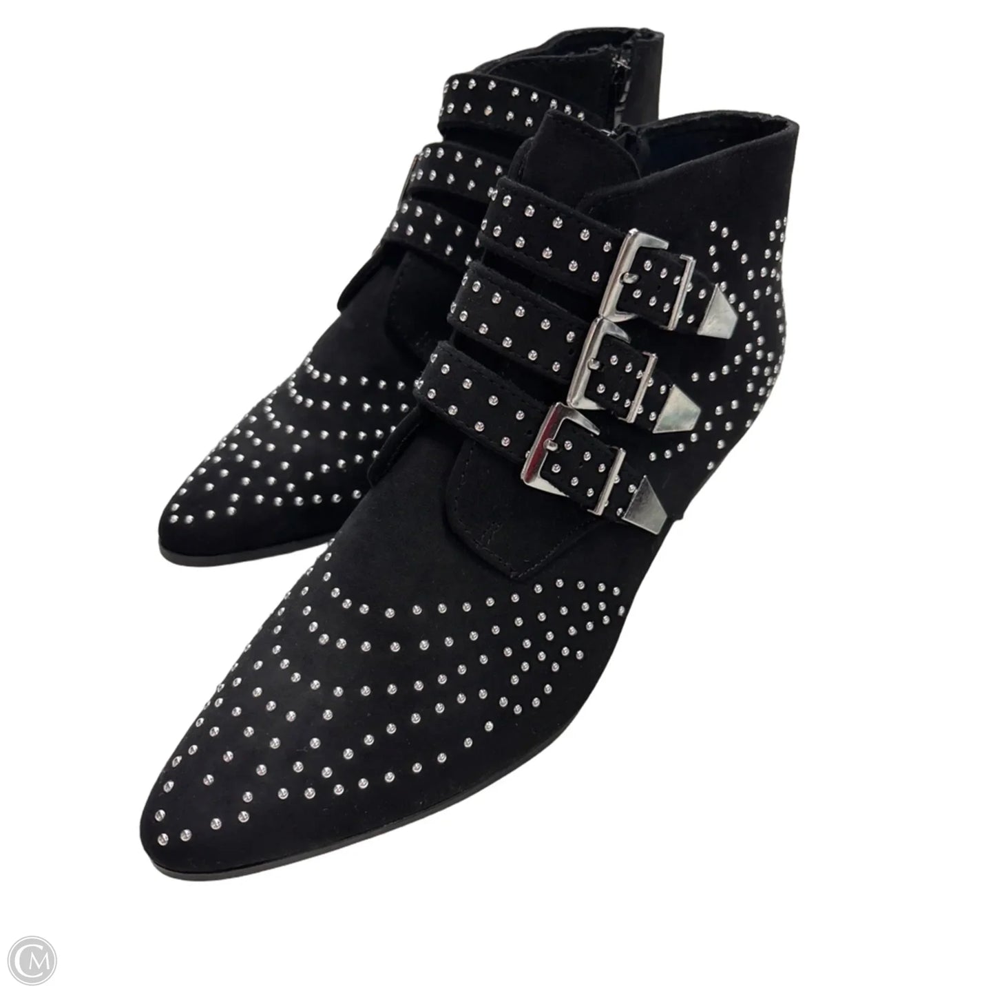 Boots Ankle Heels By Qupid In Black, Size: 10