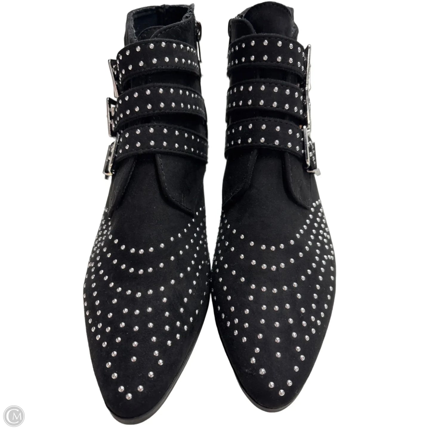 Boots Ankle Heels By Qupid In Black, Size: 10