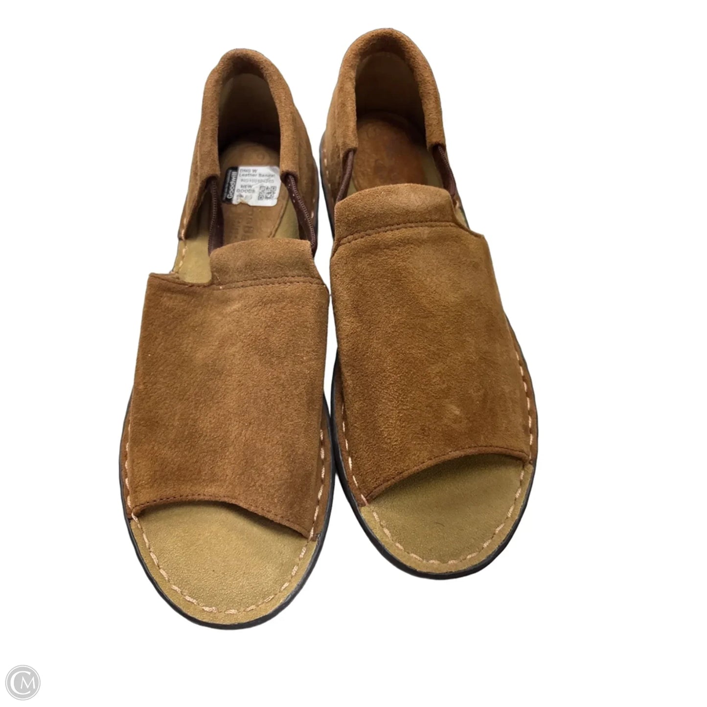 Sandals Flats By Montego Bay In Brown, Size: 9