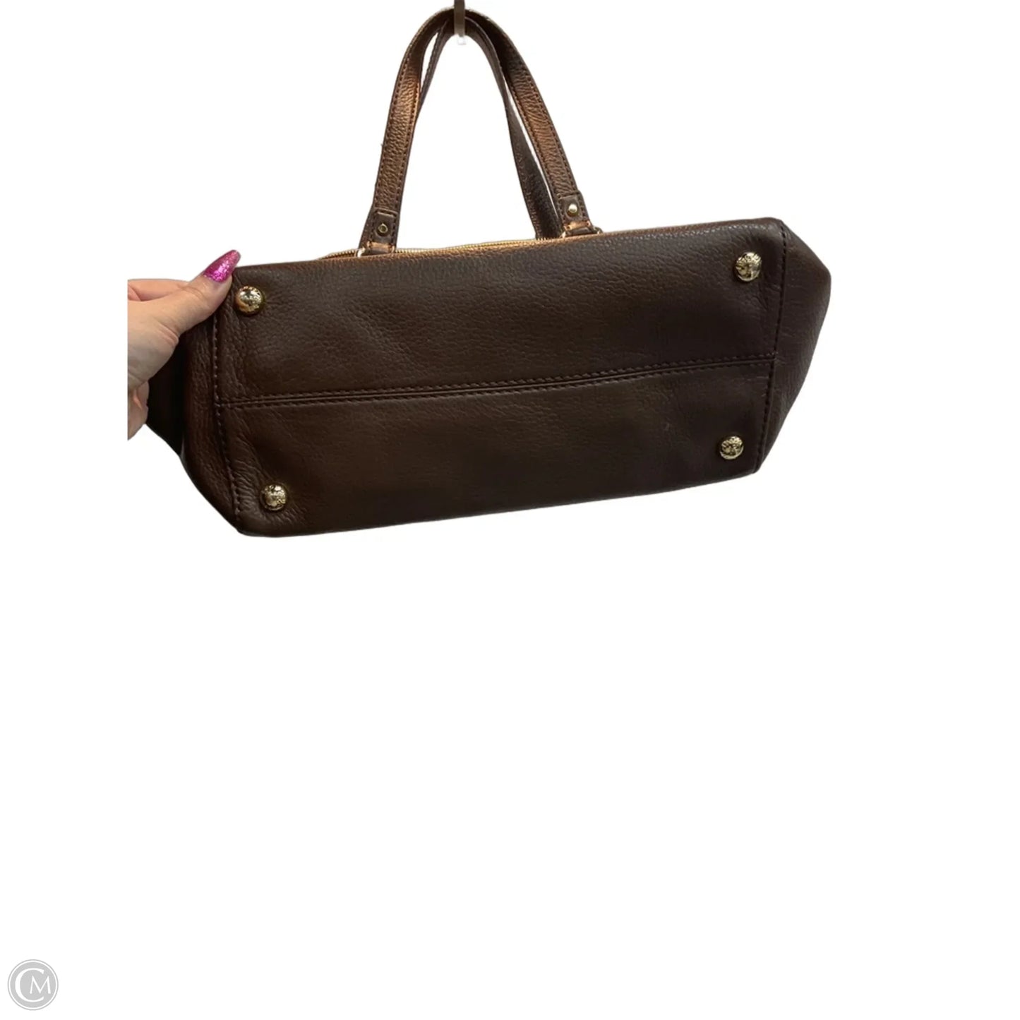 Handbag Leather By Michael By Michael Kors, Size: Medium