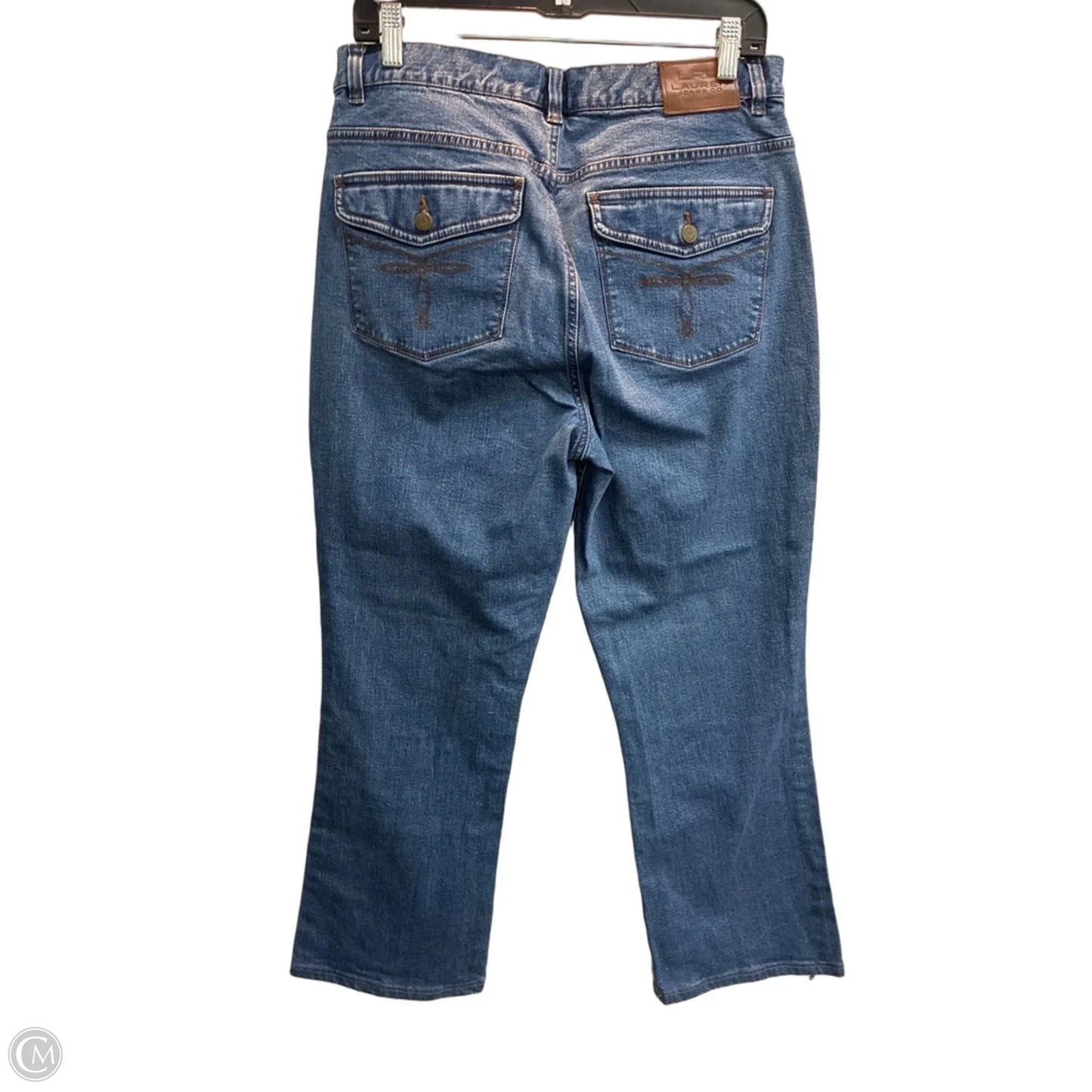 Jeans Straight By Lauren By Ralph Lauren In Blue, Size: 12