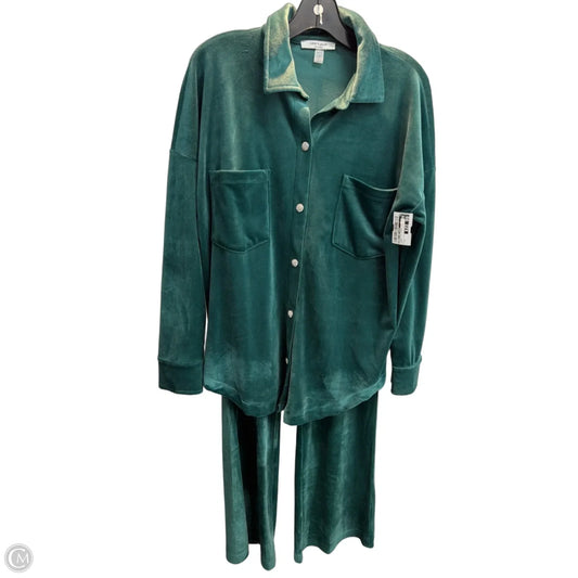 Lounge Set Pants By Cable And Gauge In Green, Size: S