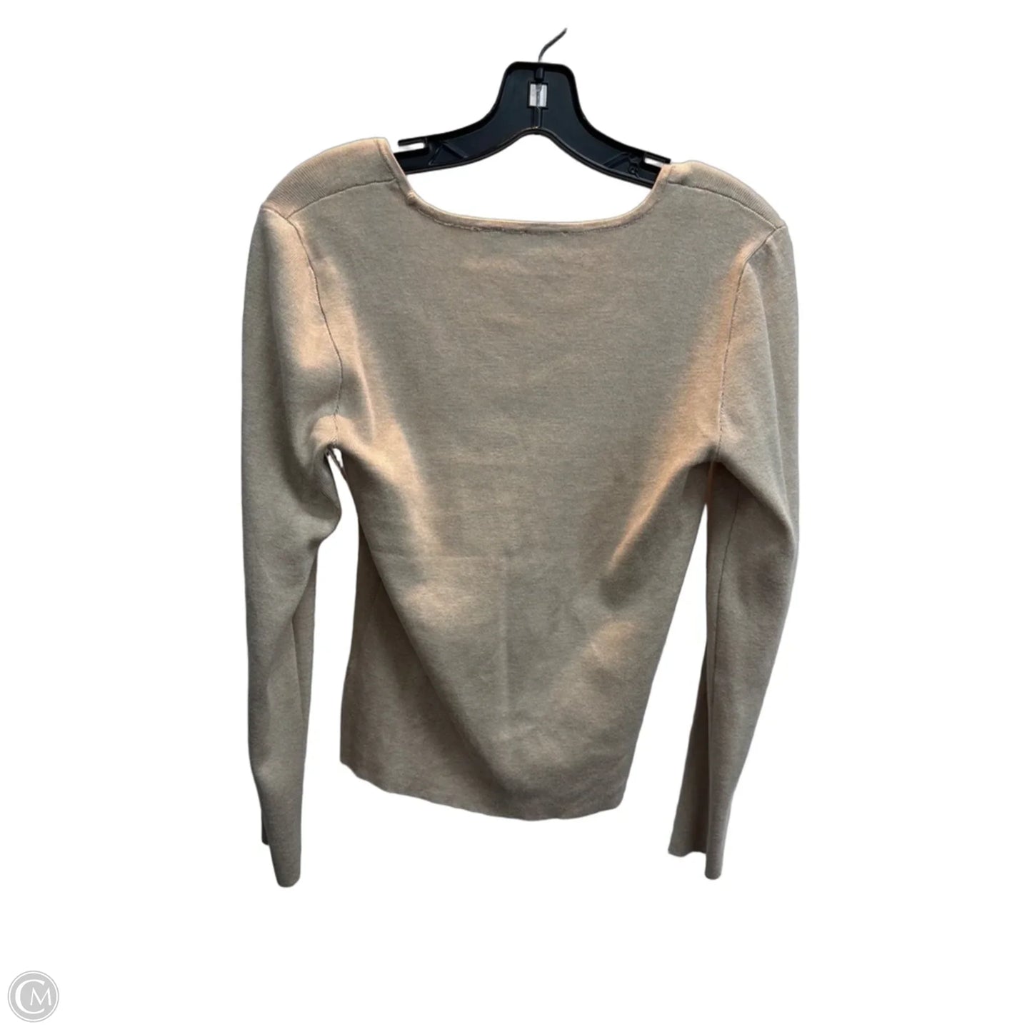 Top Long Sleeve Basic By Cyrus In Beige, Size: S
