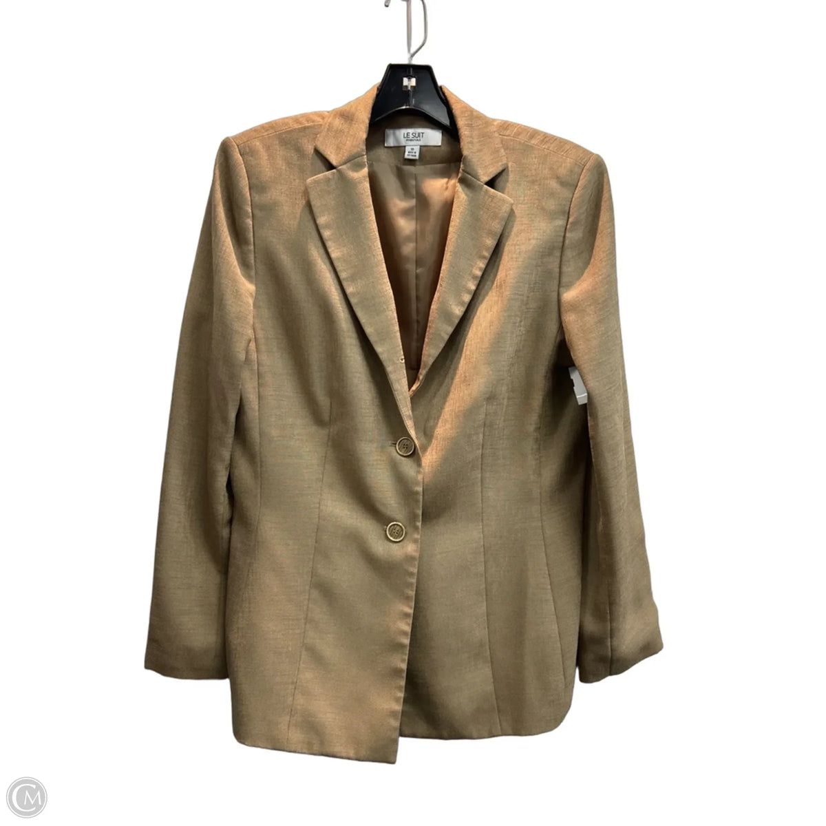 Blazer By Le Suit In Tan, Size: M
