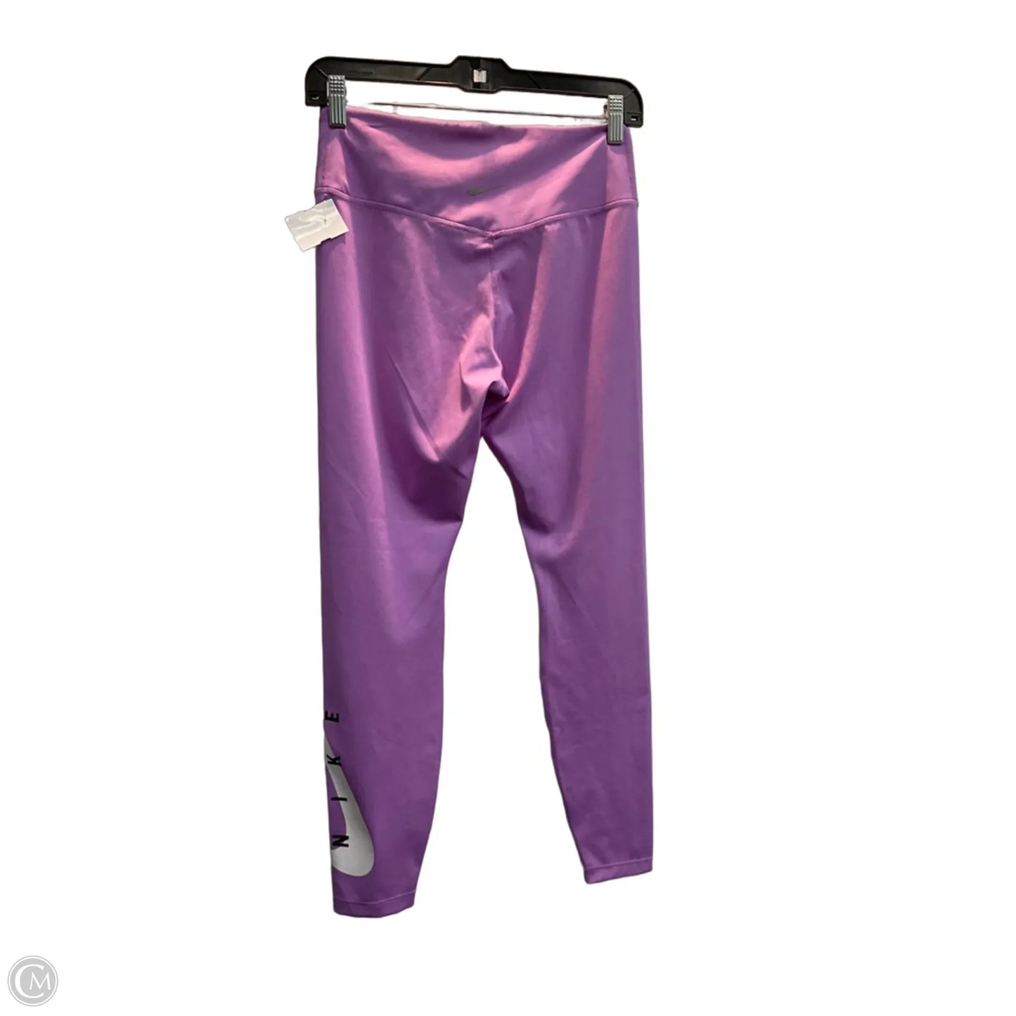 Athletic Leggings By Nike Apparel In Purple, Size: M