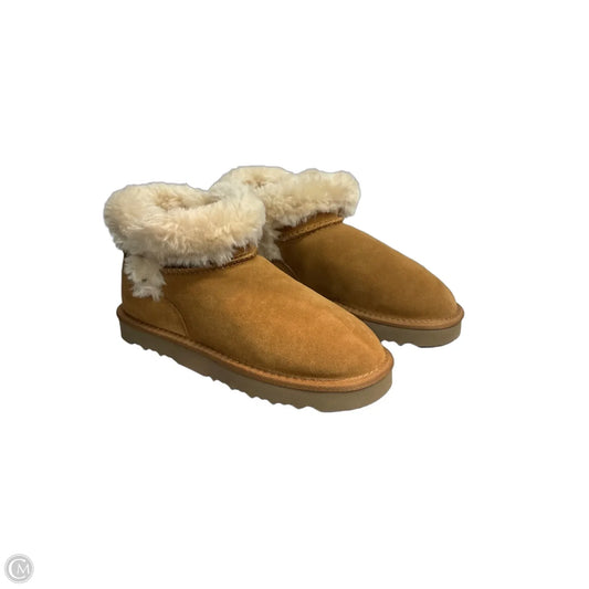 Boots Ankle Flats By Style And Company In Tan, Size: 7