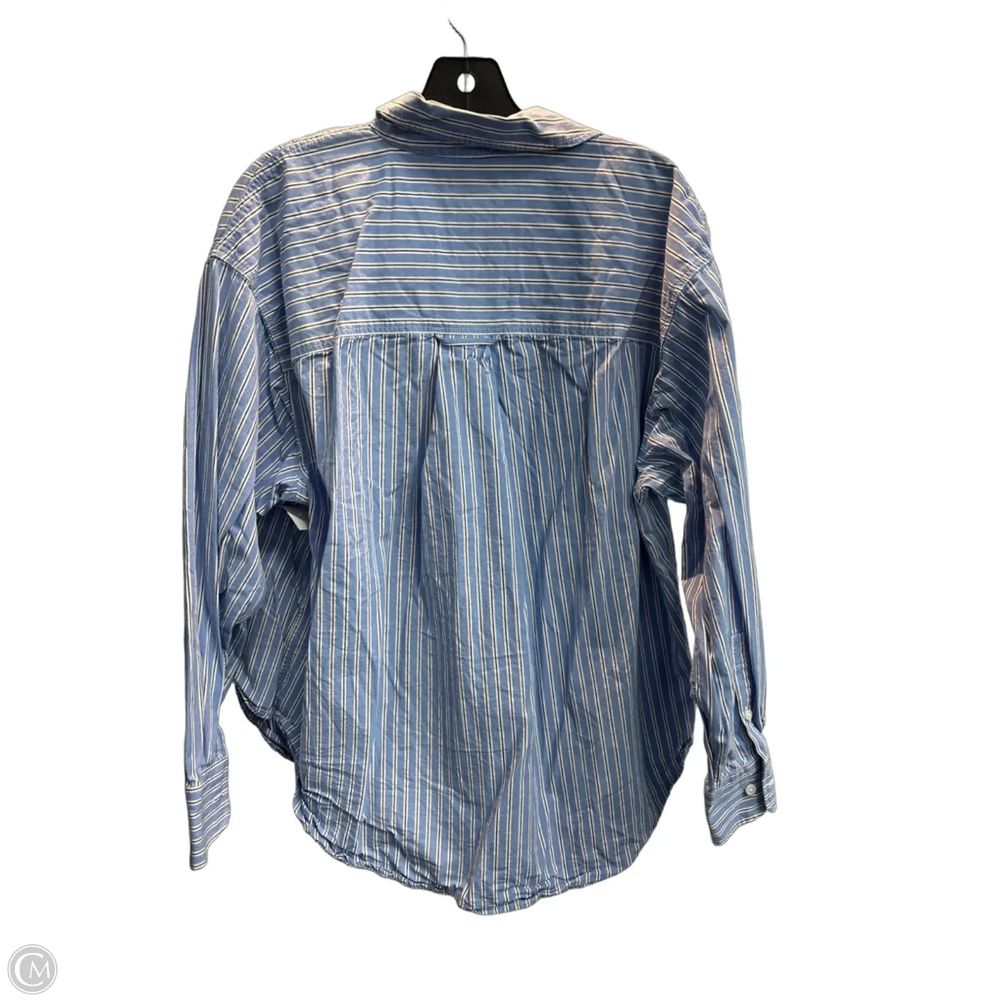 Top Long Sleeve By J. Crew In Striped Pattern, Size: M