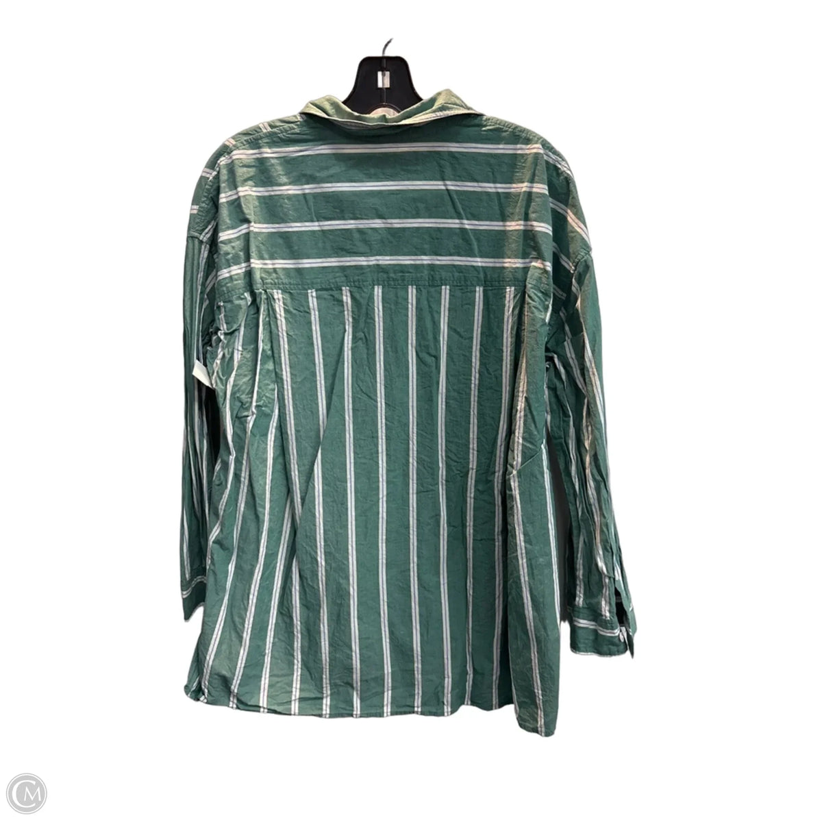 Top Long Sleeve By Madewell In Striped Pattern, Size: M