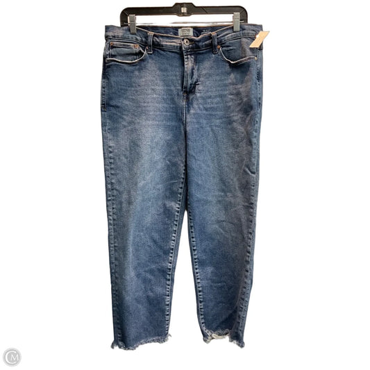 Jeans Straight By Kensie In Blue, Size: 16