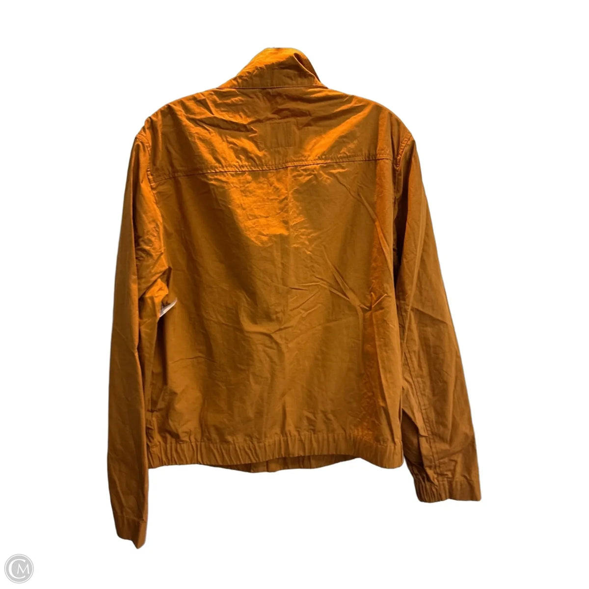 Jacket Windbreaker By Express In Orange, Size: M