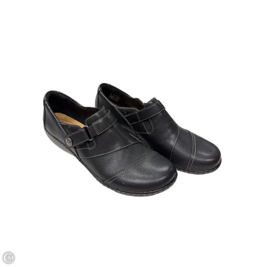 Shoes Flats By Clarks In Black, Size: 10
