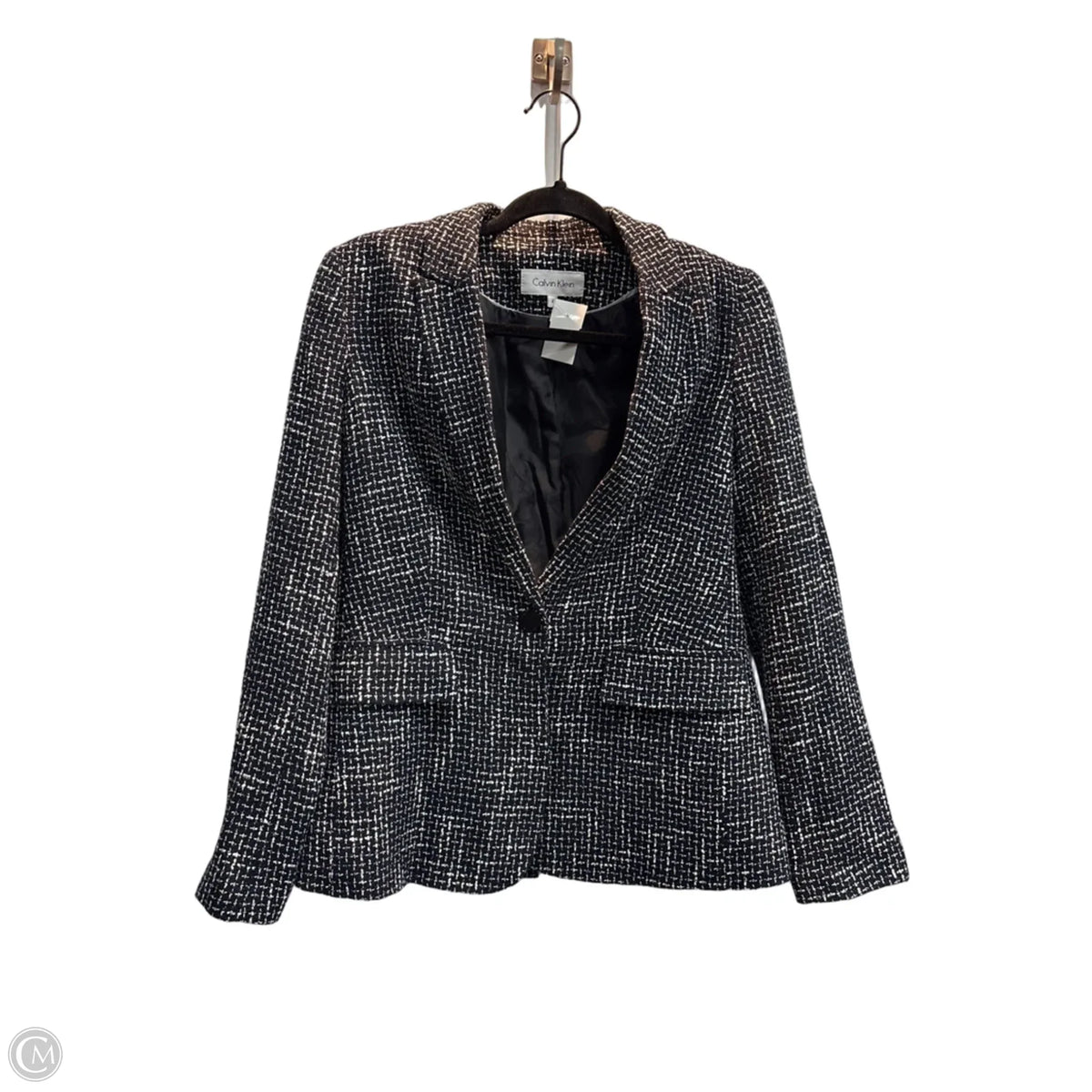 Blazer By Calvin Klein In Black, Size: S