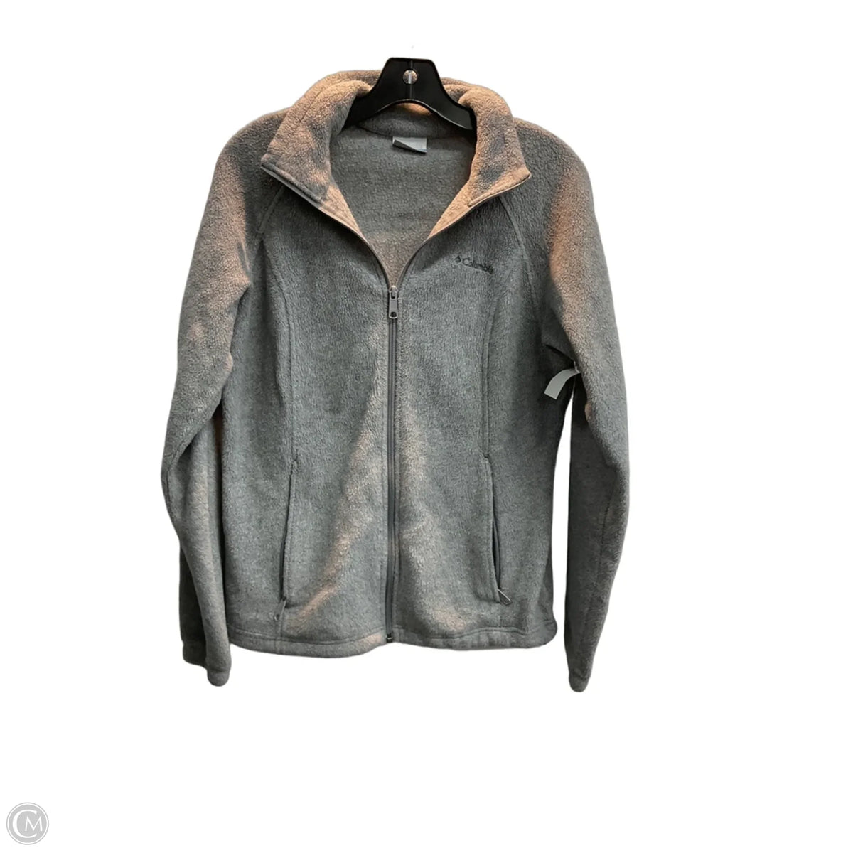 Jacket Fleece By Columbia In Grey, Size: M