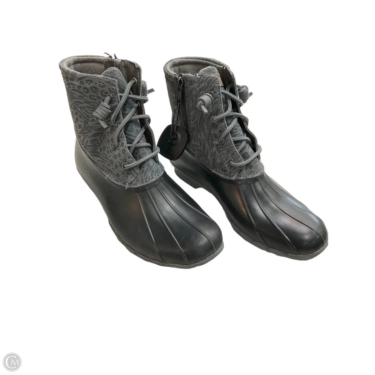 Boots Snow By Sperry In Black & Grey, Size: 11