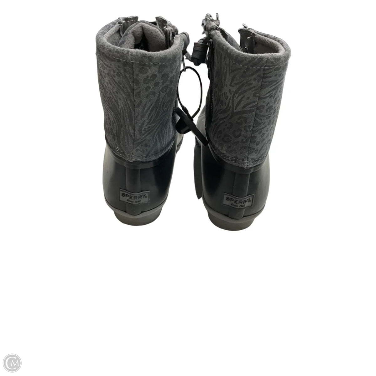 Boots Snow By Sperry In Black & Grey, Size: 11