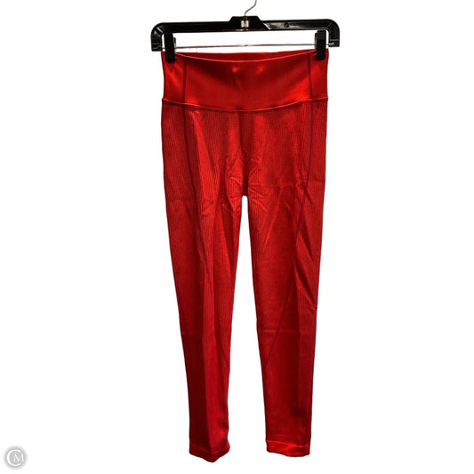 Athletic Leggings By Aerie In Red, Size: M