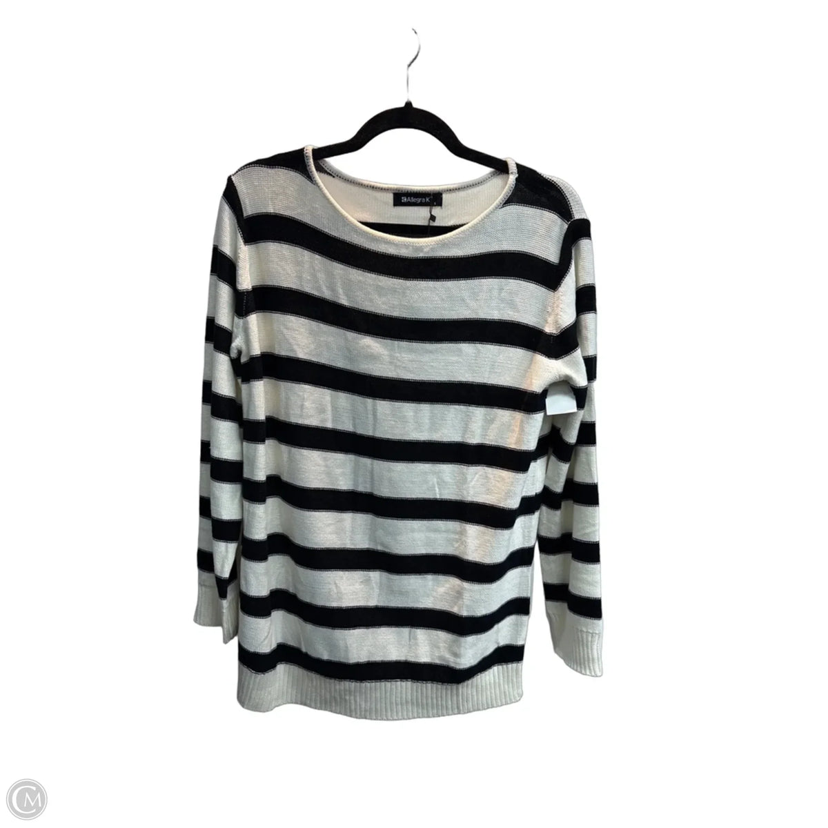 Sweater By Allegra K In Striped Pattern, Size: S