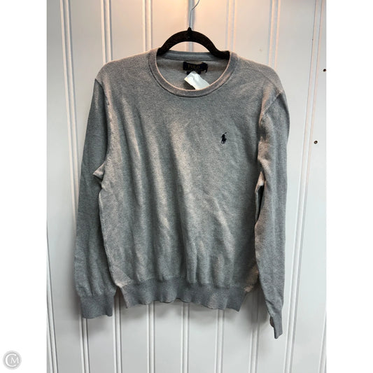 Top Long Sleeve Basic By Polo Ralph Lauren In Grey, Size: L